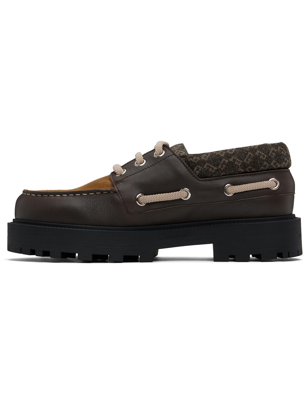 Brown Storm Boat Shoes - 3