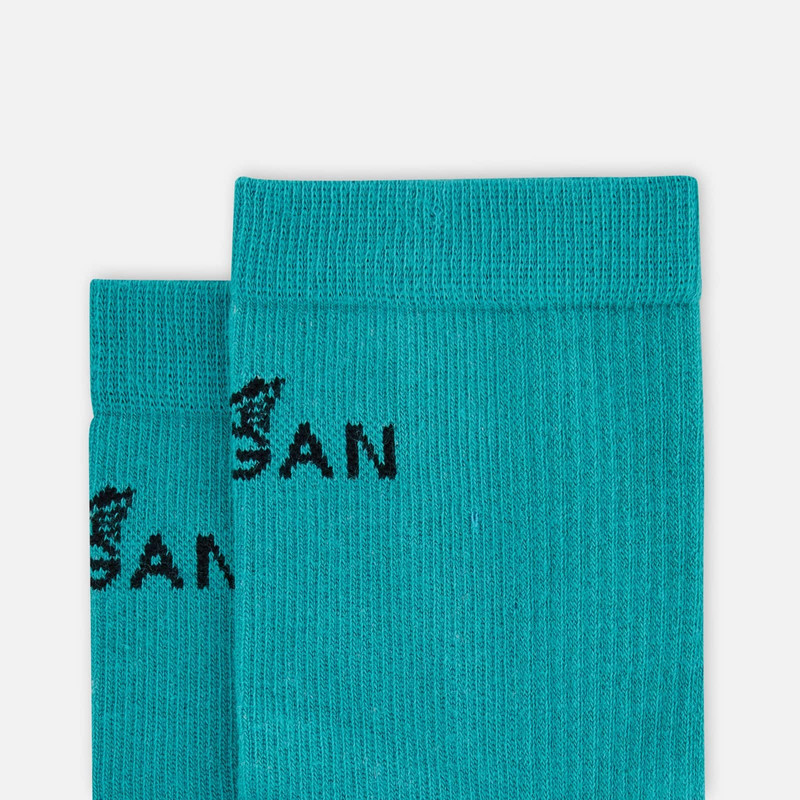 HOGAN Solid Color Socks Blue outlook