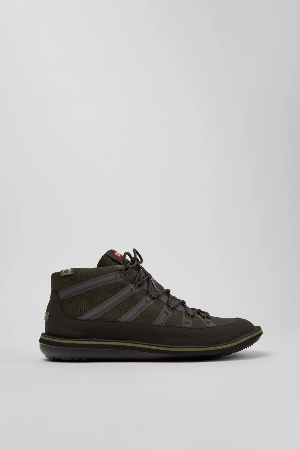 Beetle Green and Gray Ankle Boots for Men. - 1
