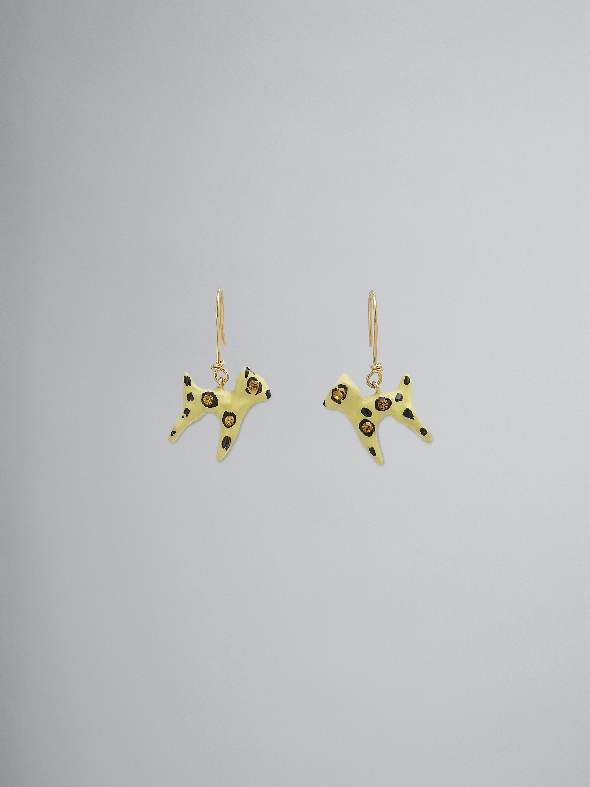 PLAYFUL YELLOW EARRINGS - 1