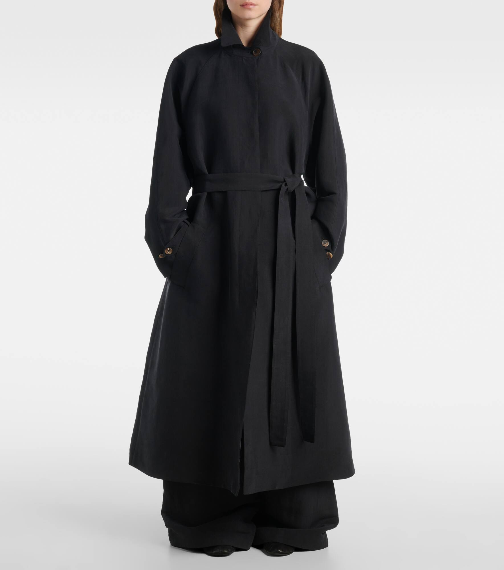Ryo silk wrap coat - 2