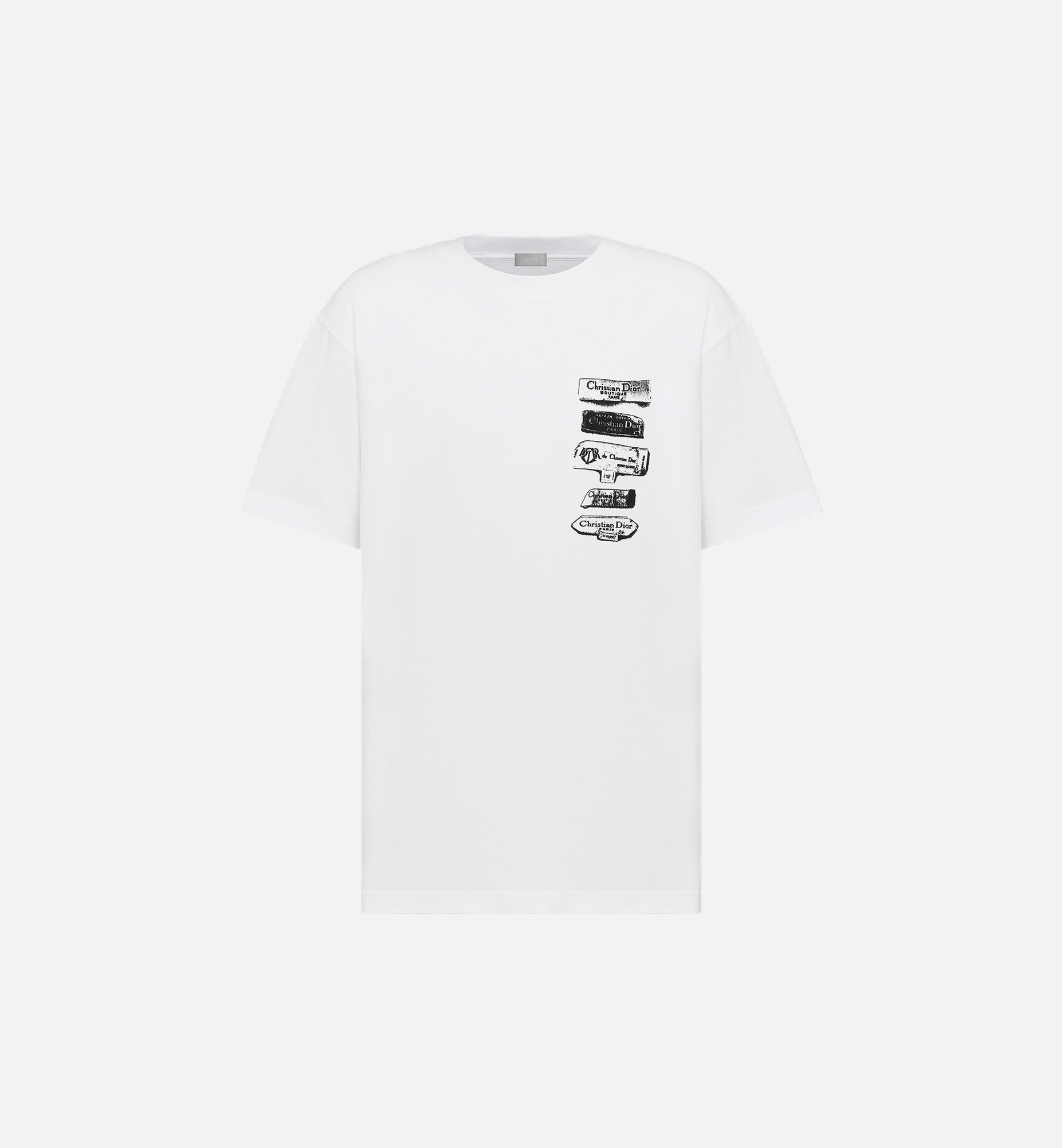【お洒落♪】Dior Dior Archives Labels Tシャツ Dior Dior Archives Labels T-Shirt, Relaxed Fit | REVERSIBLE