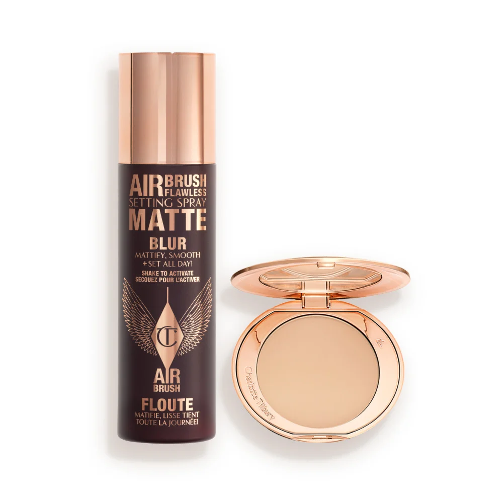 AIRBRUSH FLAWLESS MATTIFY, BLUR & SET KIT FACE KIT - 1