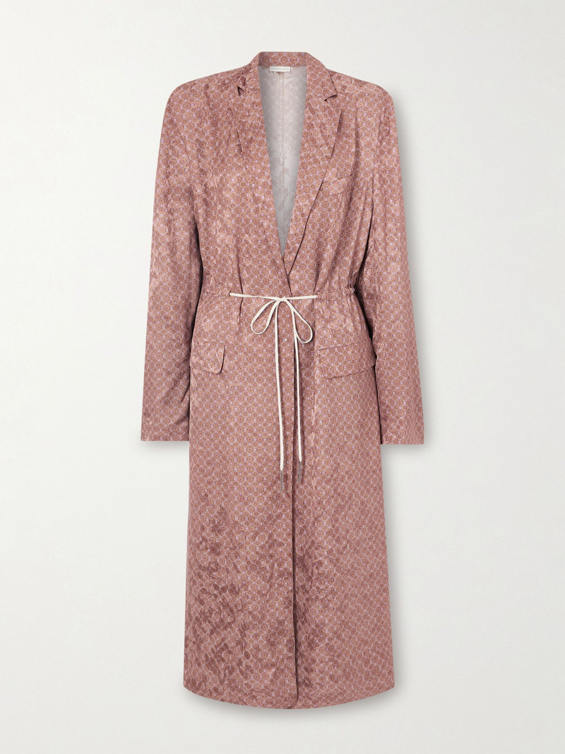 Rastino wool-jacquard coat Peach 1