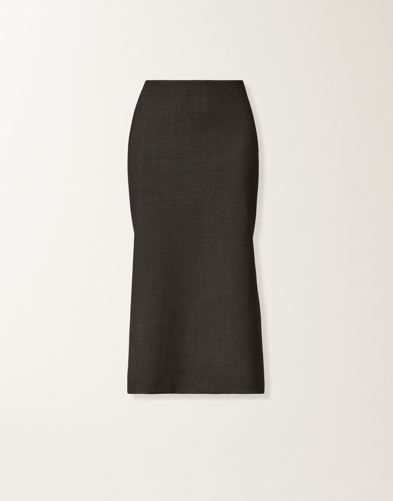Bi-stretch fresco wool skirt 1