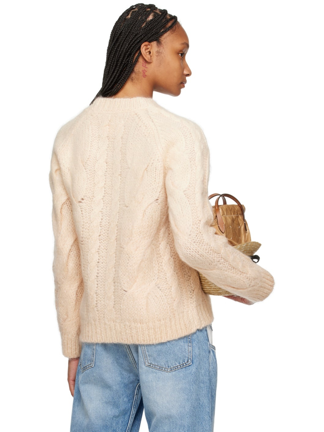 Orange Raglan Sweater - 3