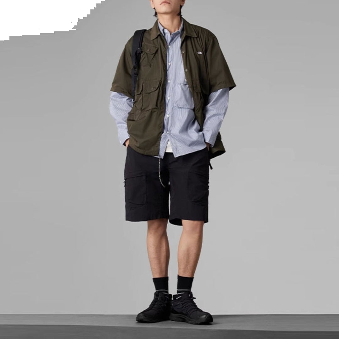 THE NORTH FACE Short Sleeve Solid Shirt 'Olive Green' NF0A885N-21L - 3