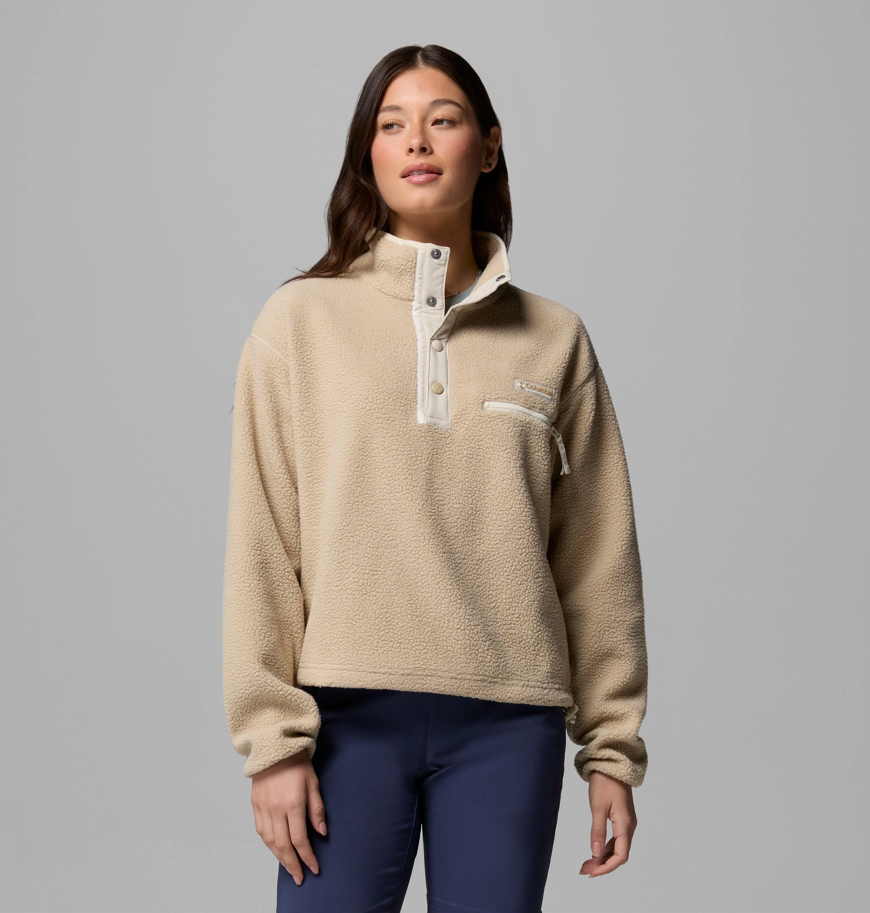 Women's Helvetia II Cropped Half Snap Fleece Pullover - 1
