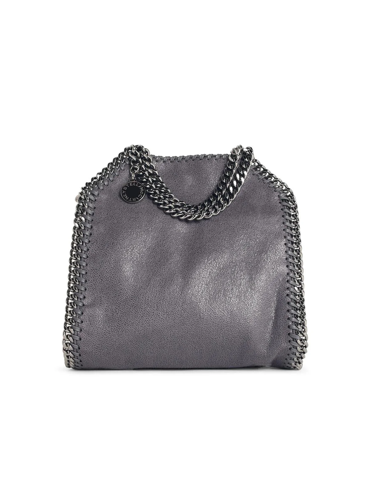 Stella Mccartney 'Falabella Tiny Tote' Grey 'Shaggy Deer' Bag Women - 1