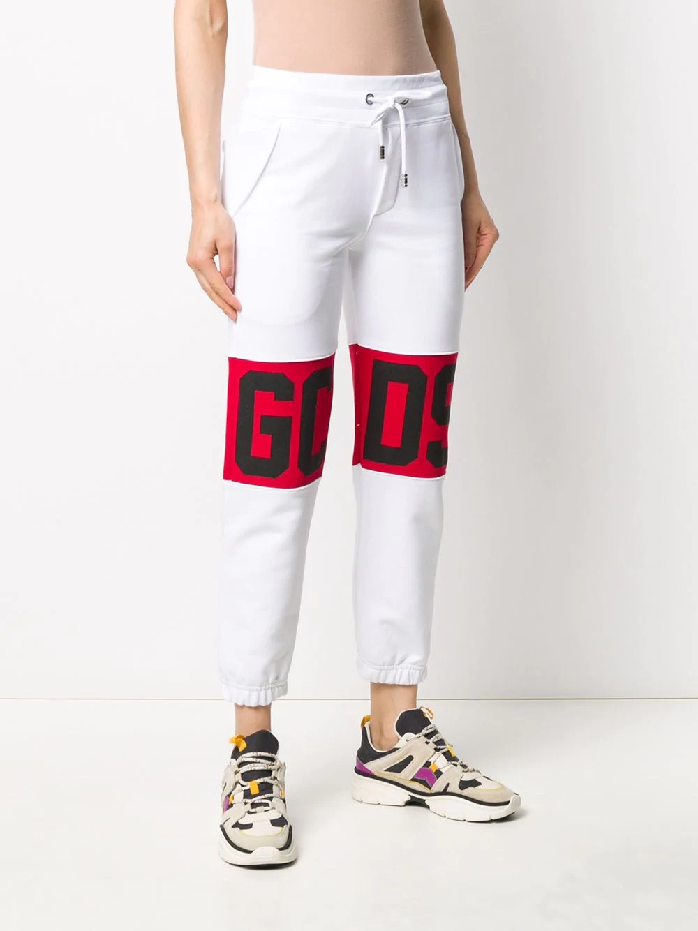 logo-print track trousers - 3