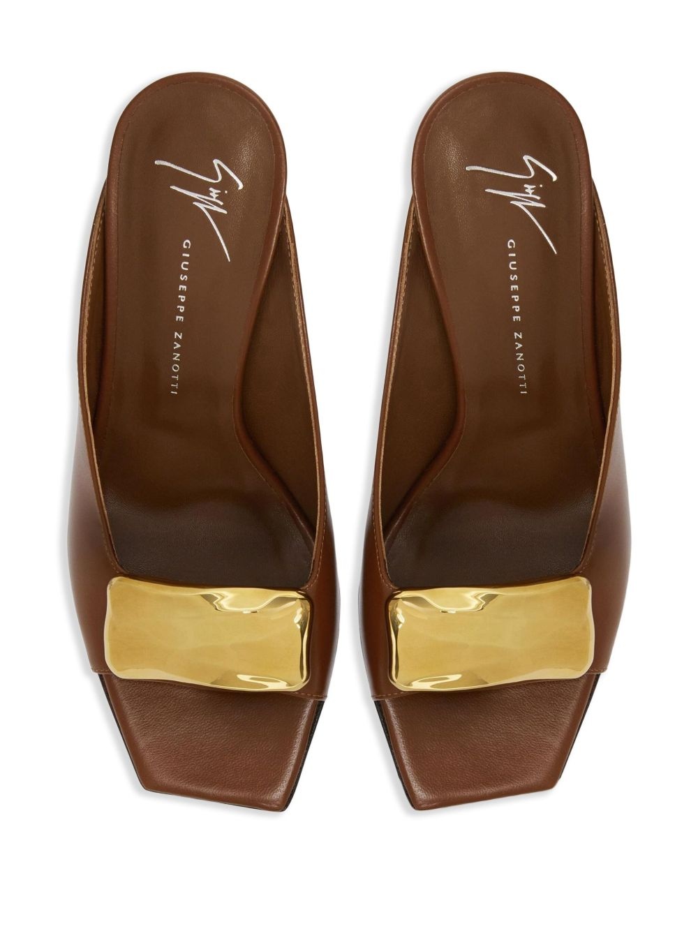 90mm Mya Stone mules - 3