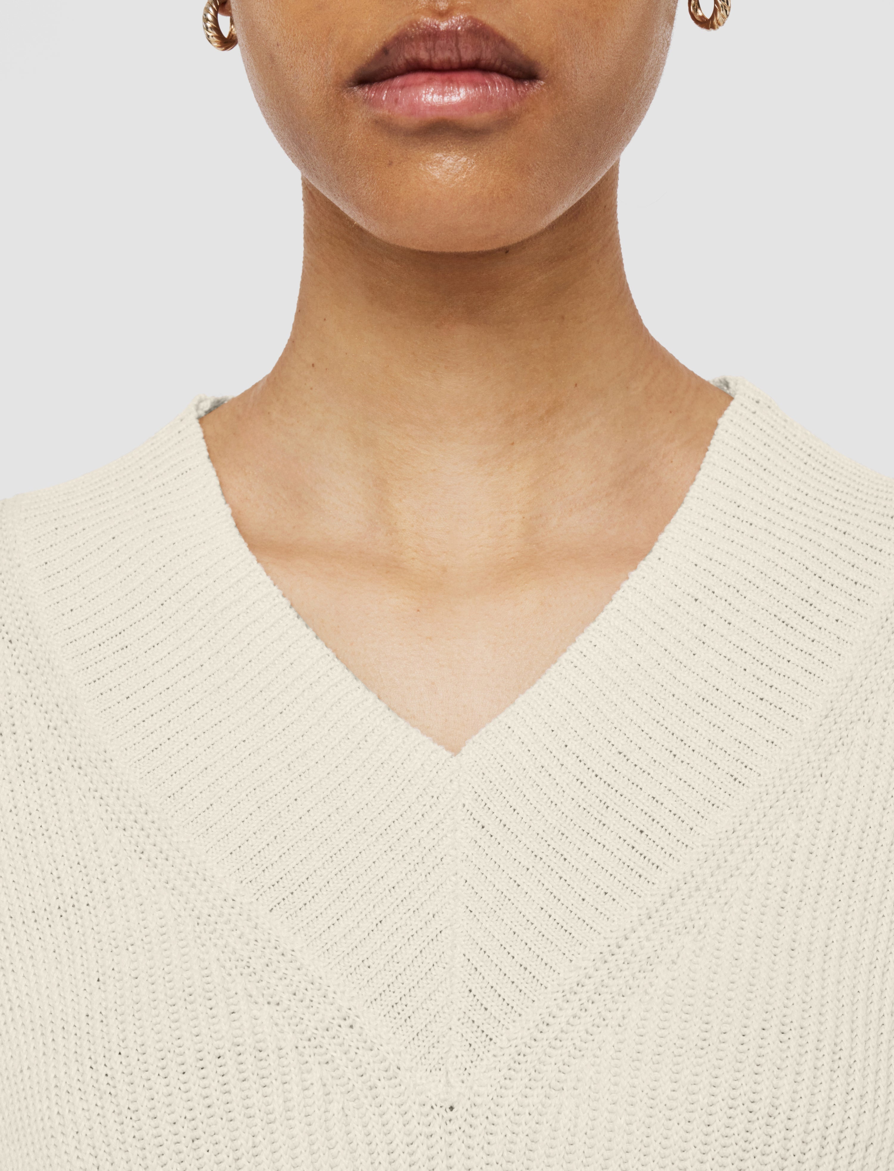 Linen Blend Knit Jumper - 6