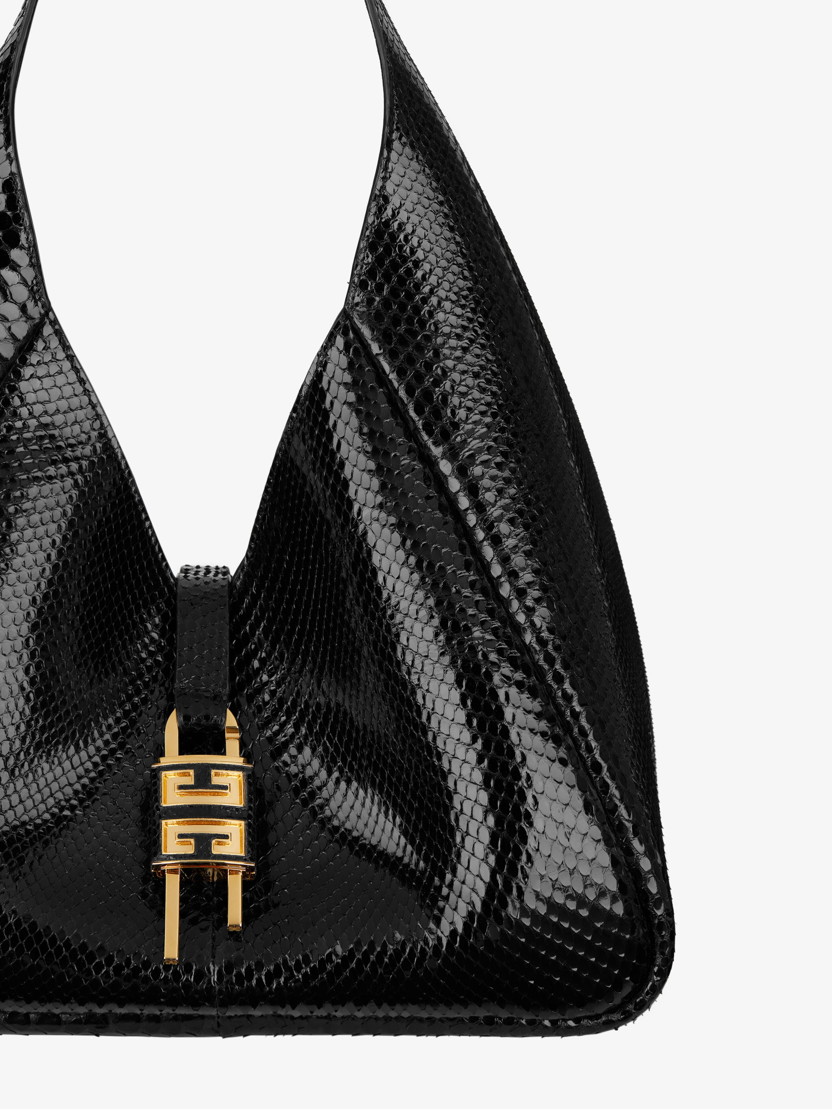MEDIUM G-HOBO BAG IN SMOOTH PYTHON - 6