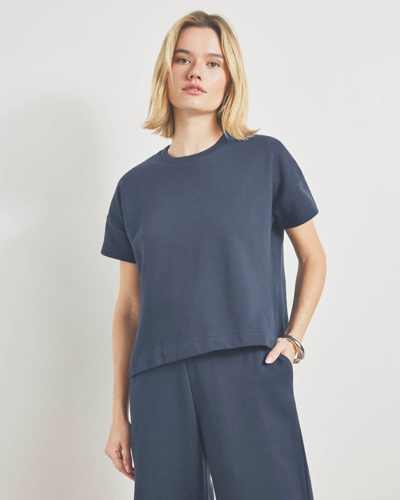 Splendid Laguna Lounge Short Sleeve Crewneck outlook