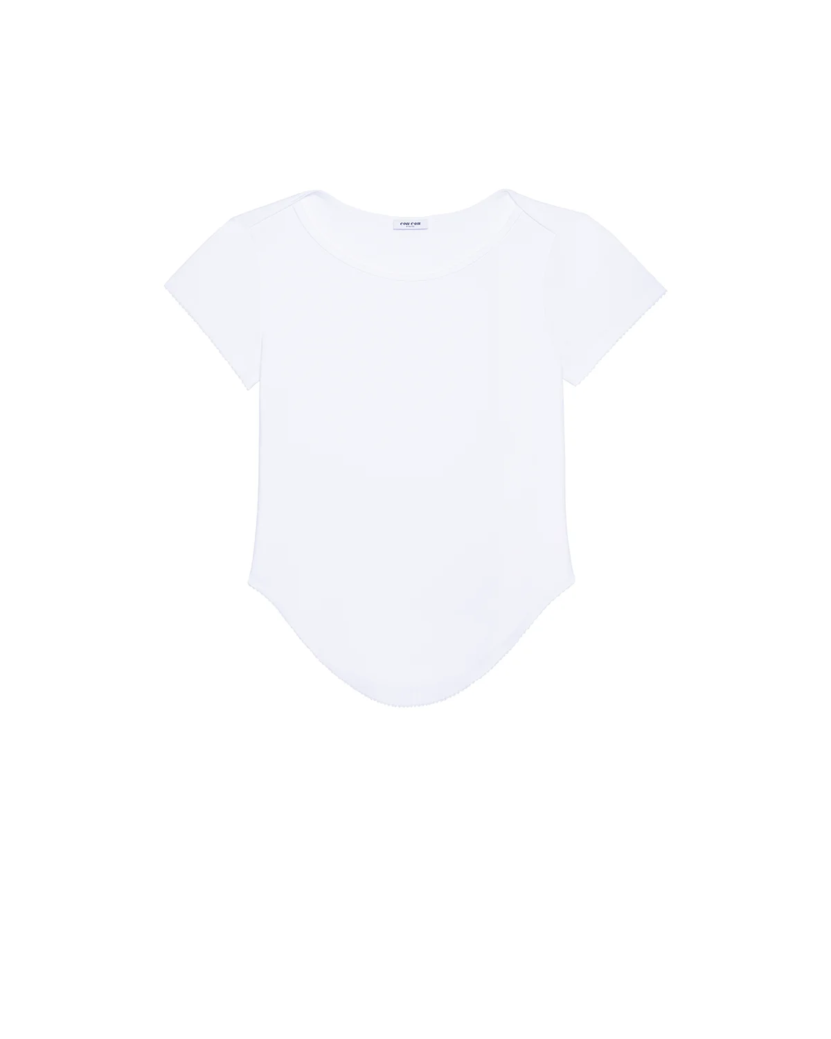 The Rina Tee: Cotton Jersey White - 1