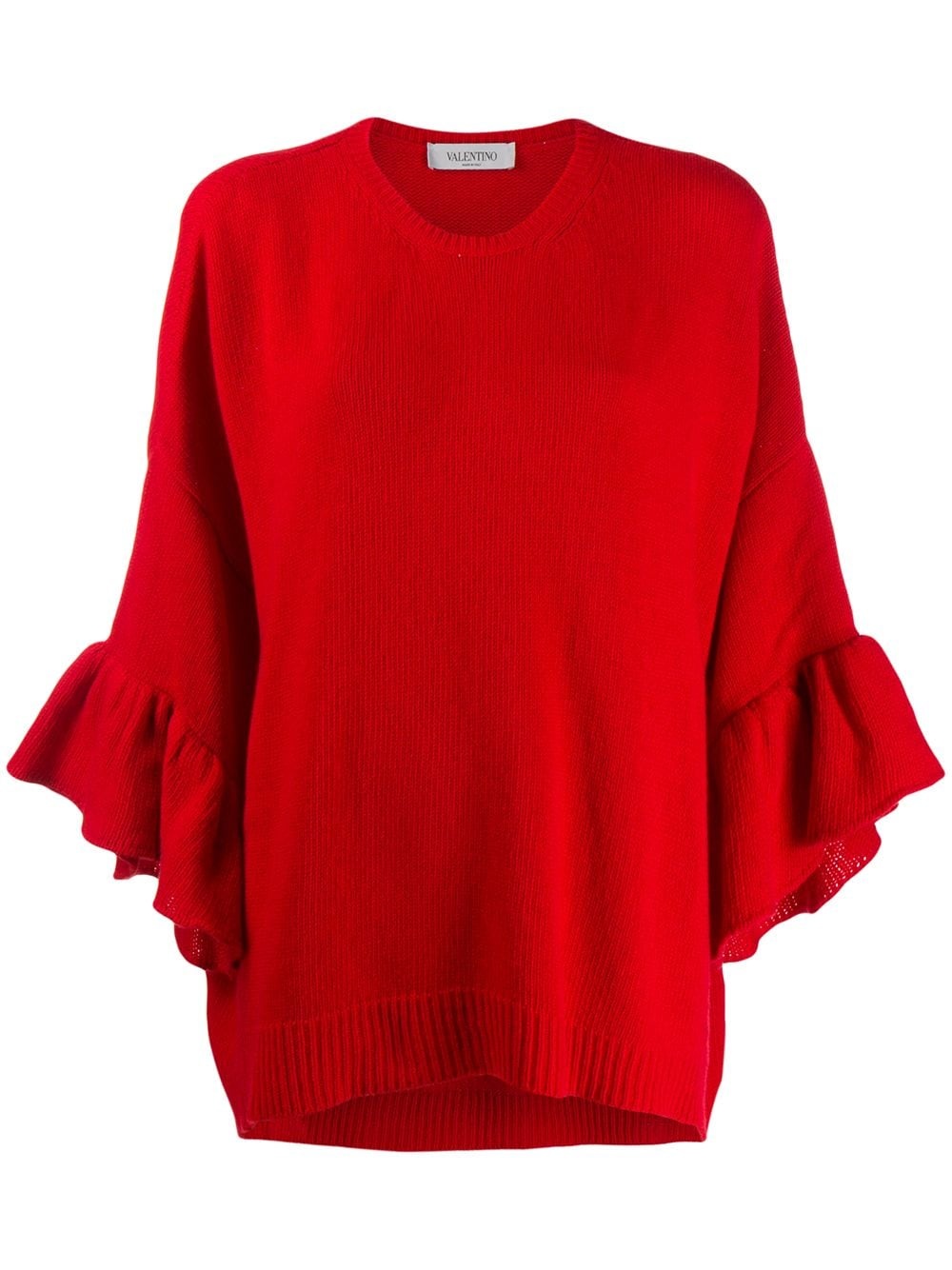 flounce sleeve jumper  - 1