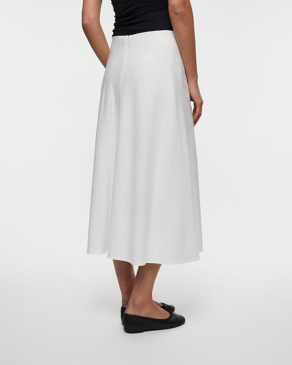 Skirt Bias A-Line Offwhite - 4