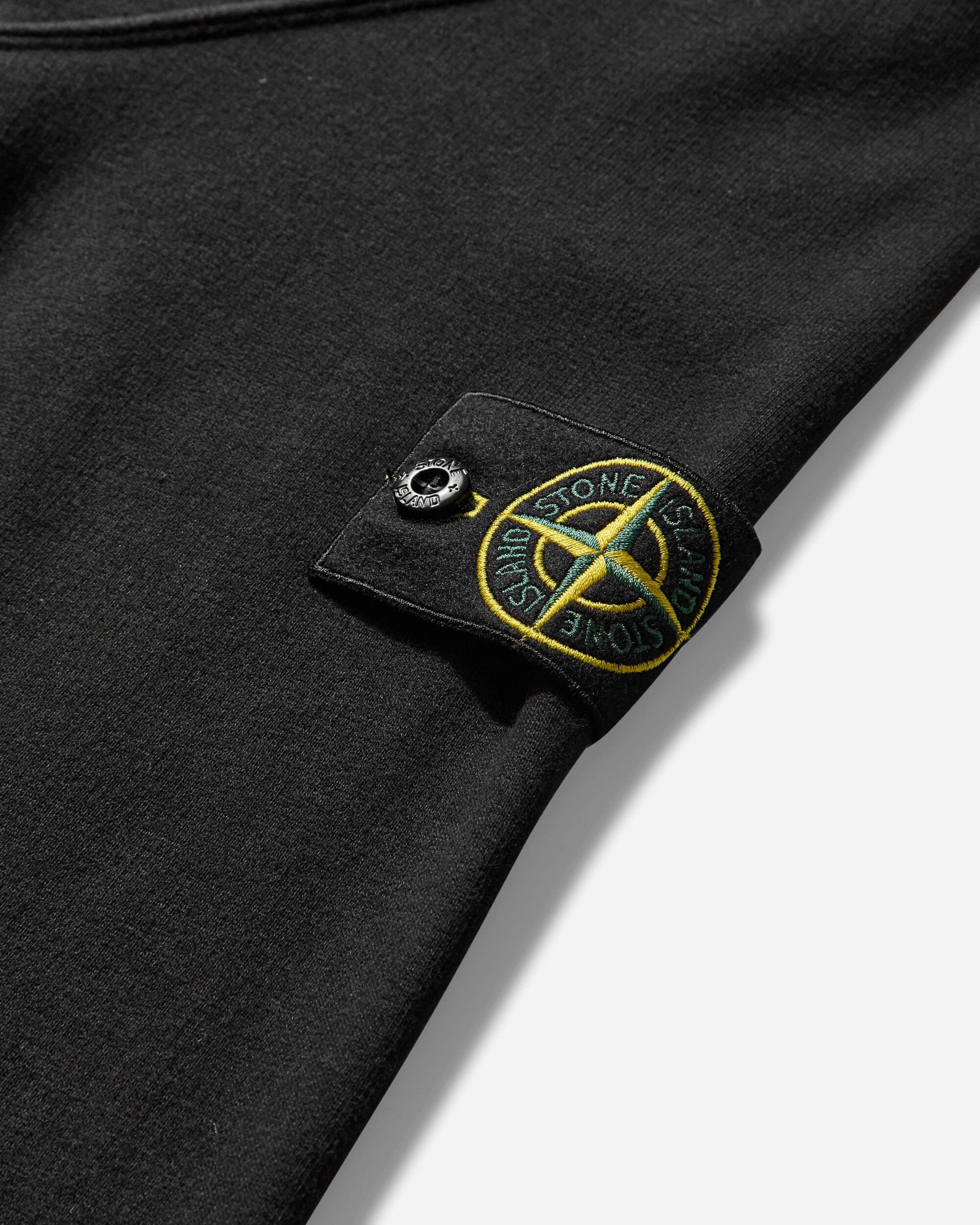 Men's Garment Dyed Crewneck Sweatshirt Black - 4