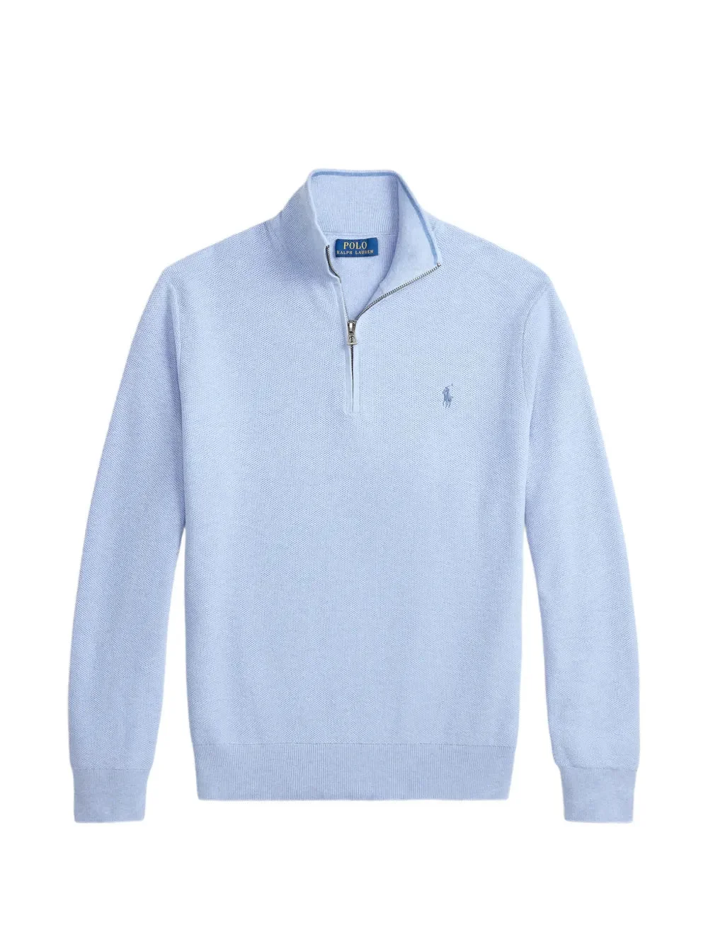 QUARTER ZIP KNIT SWEATER - 1