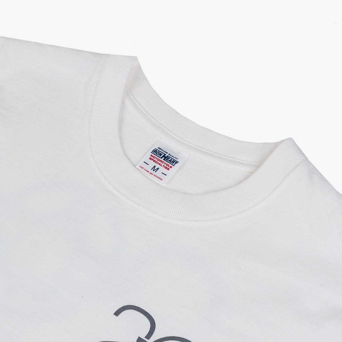 7.5oz Printed "20th Anniversary" Loopwheel Crew Neck T-Shirt - White - 6