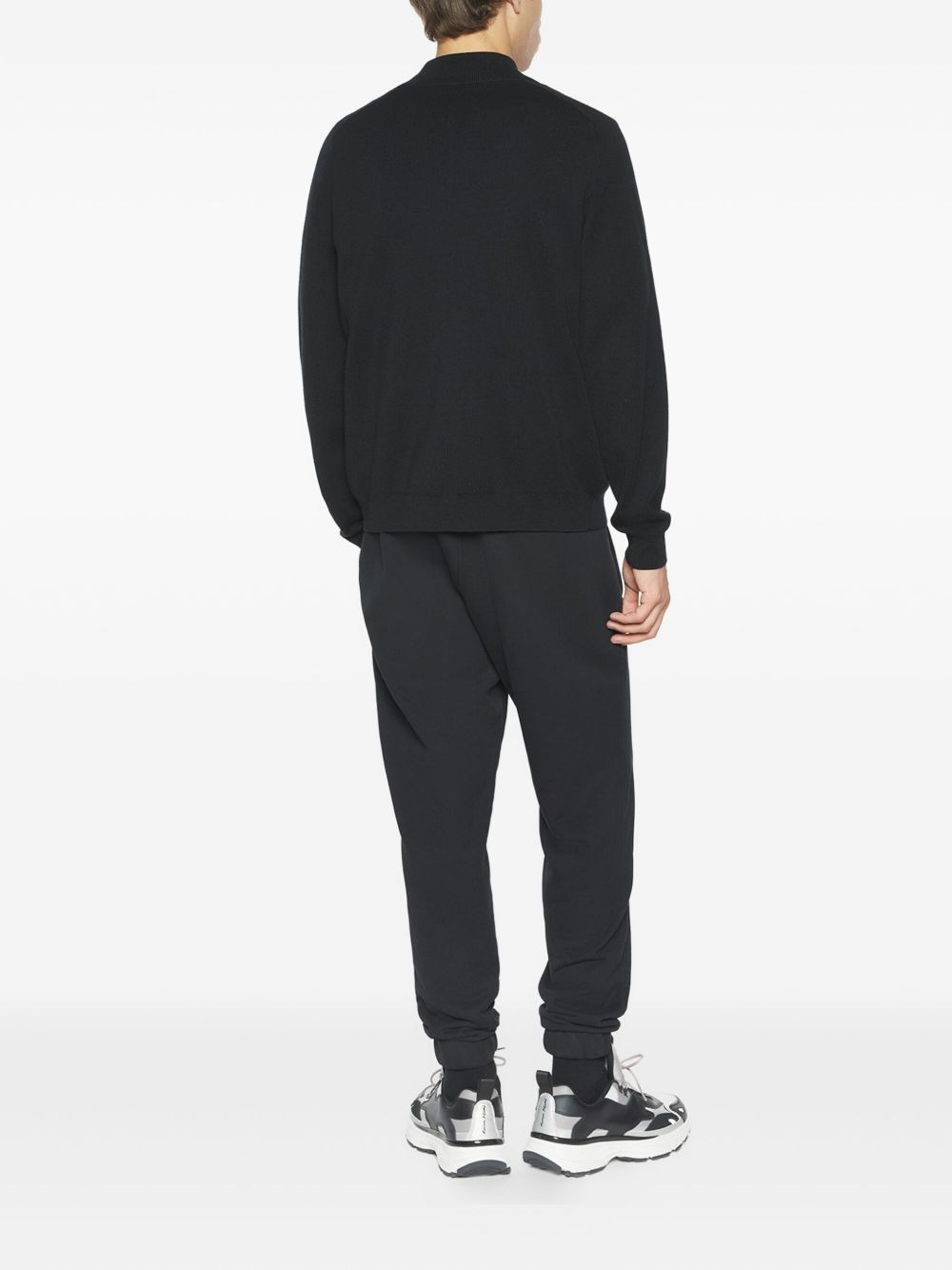 elasticated-waist track pants - 4