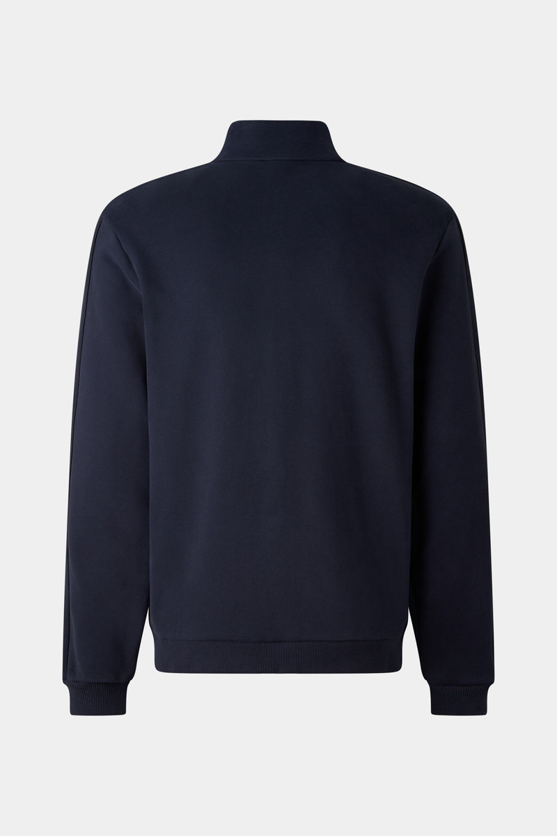 BOGNER Chile Sweatshirt jacket in Navy blue outlook