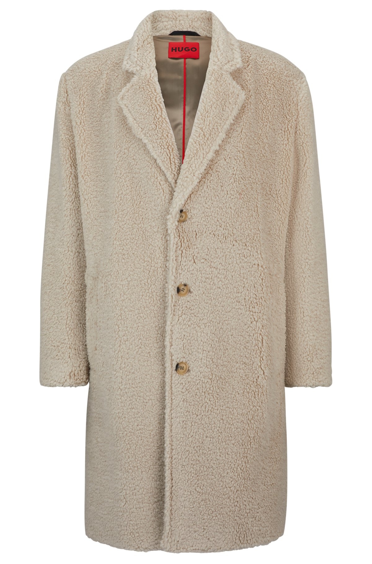 REGULAR-FIT COAT WITH VINTAGE-STYLE BUTTONS - 1