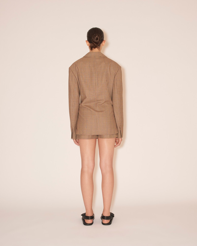 DANNI - Asymmetric blazer - Camel 5