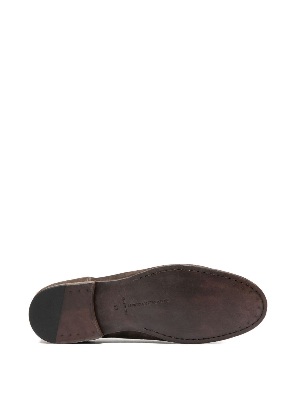 suede penny loafers - 4