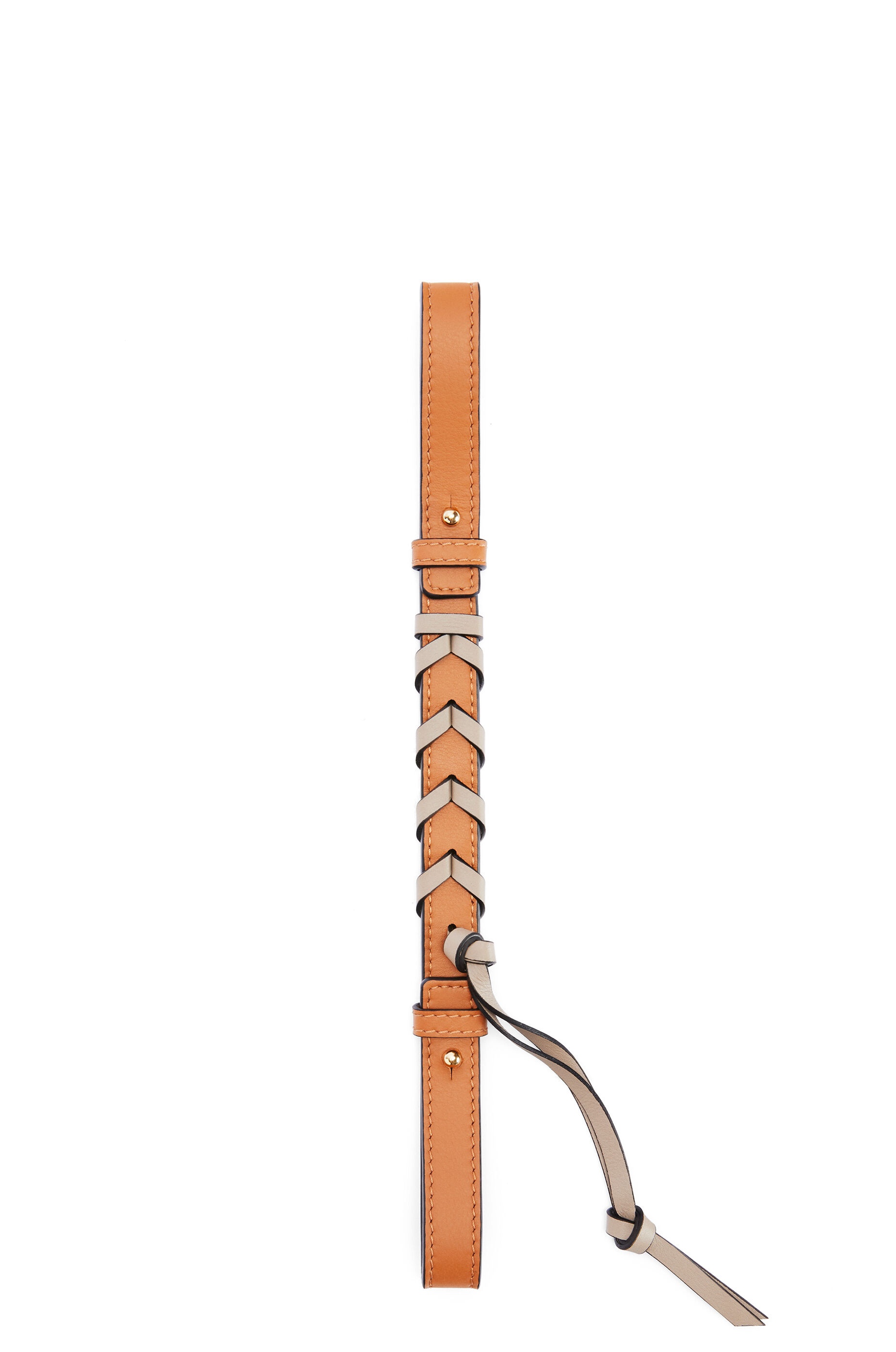 Short braided strap in classic calfskin - 2