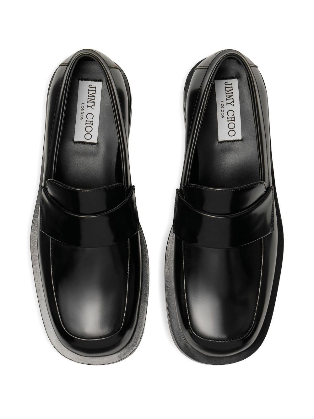 Buff leather loafers - 3