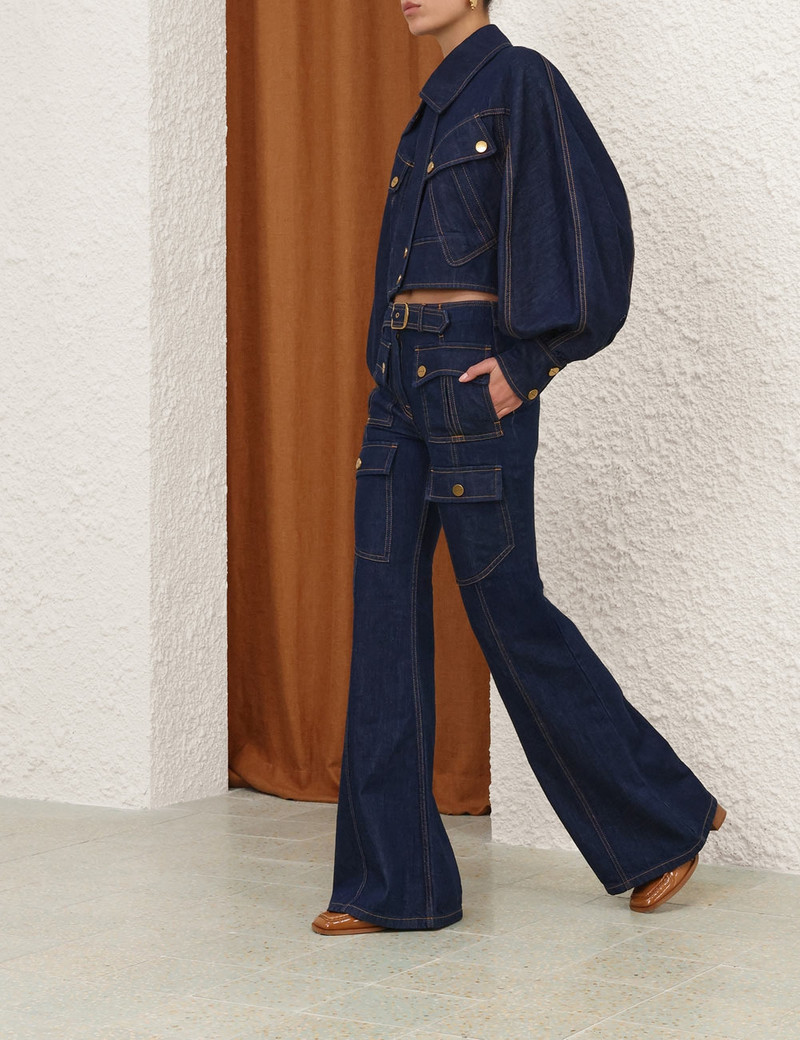 VALIANT DENIM UTILITY BOMBER 4