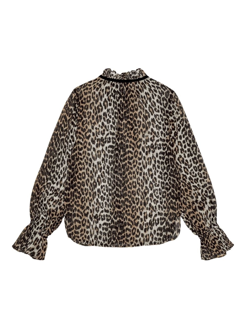 leopard-print blouse - 6