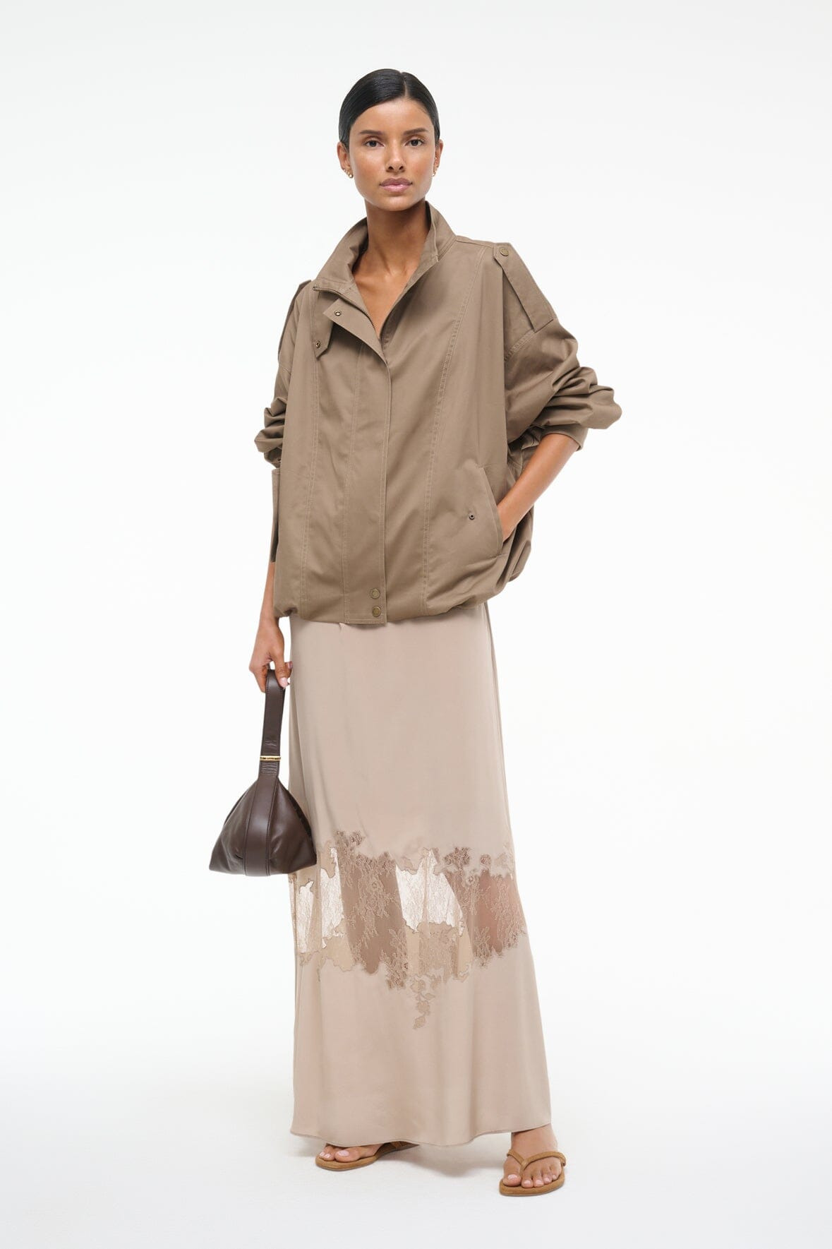 STAUD SIMONE JACKET TAUPE - 2