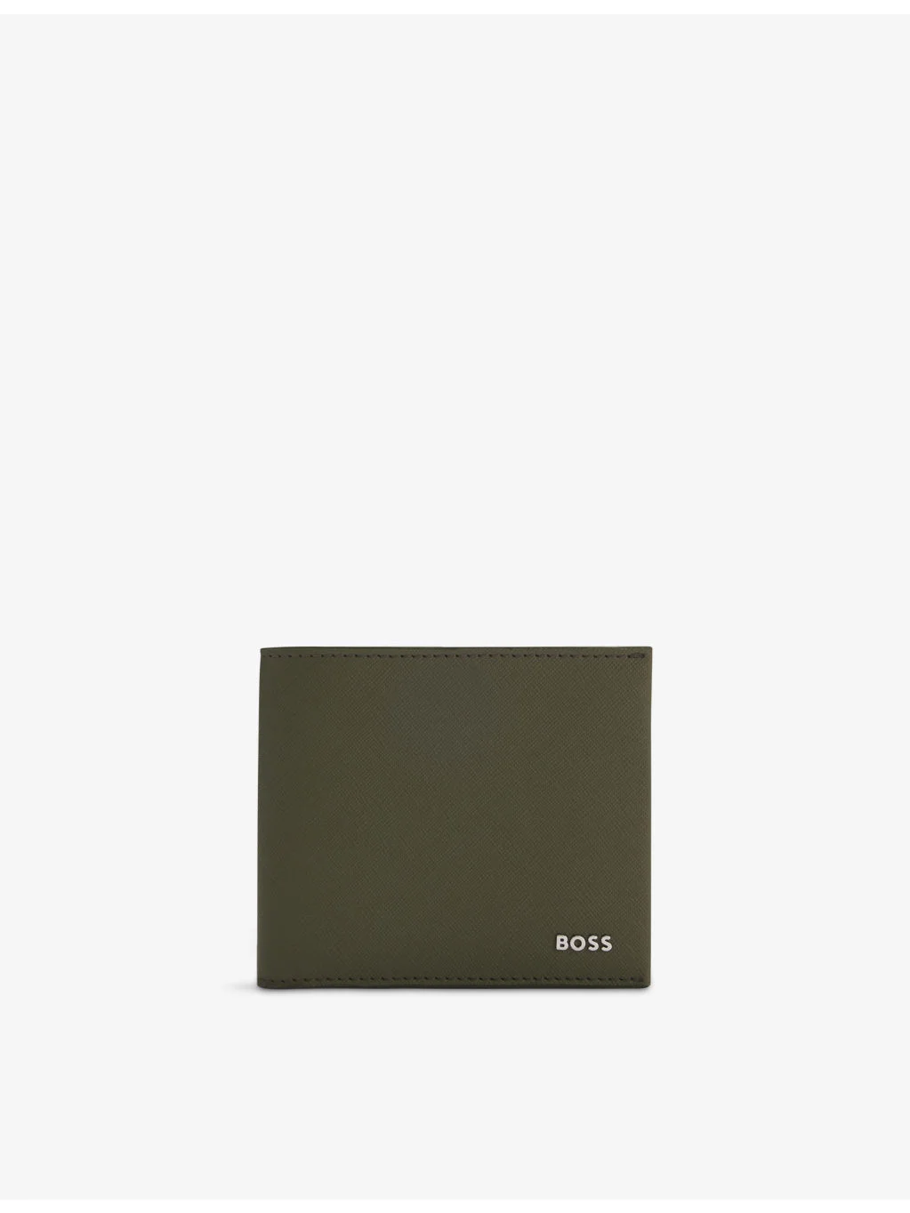Logo-Plaque Leather Wallet - 1