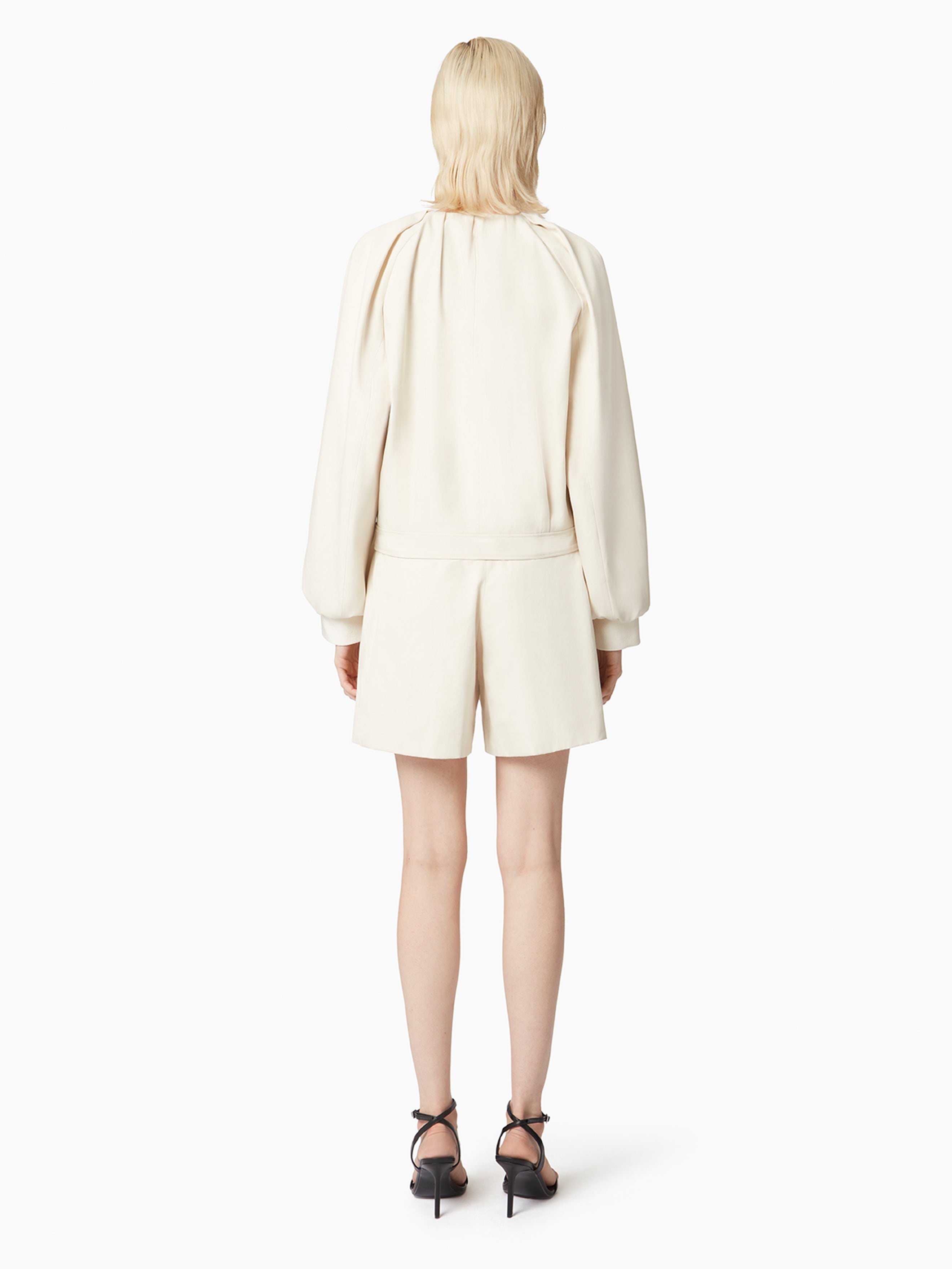 SHORT COTTON BOMBER - 4