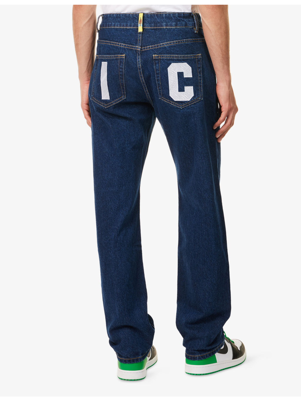 Running Dog Straight-Leg Denim Jeans - 4