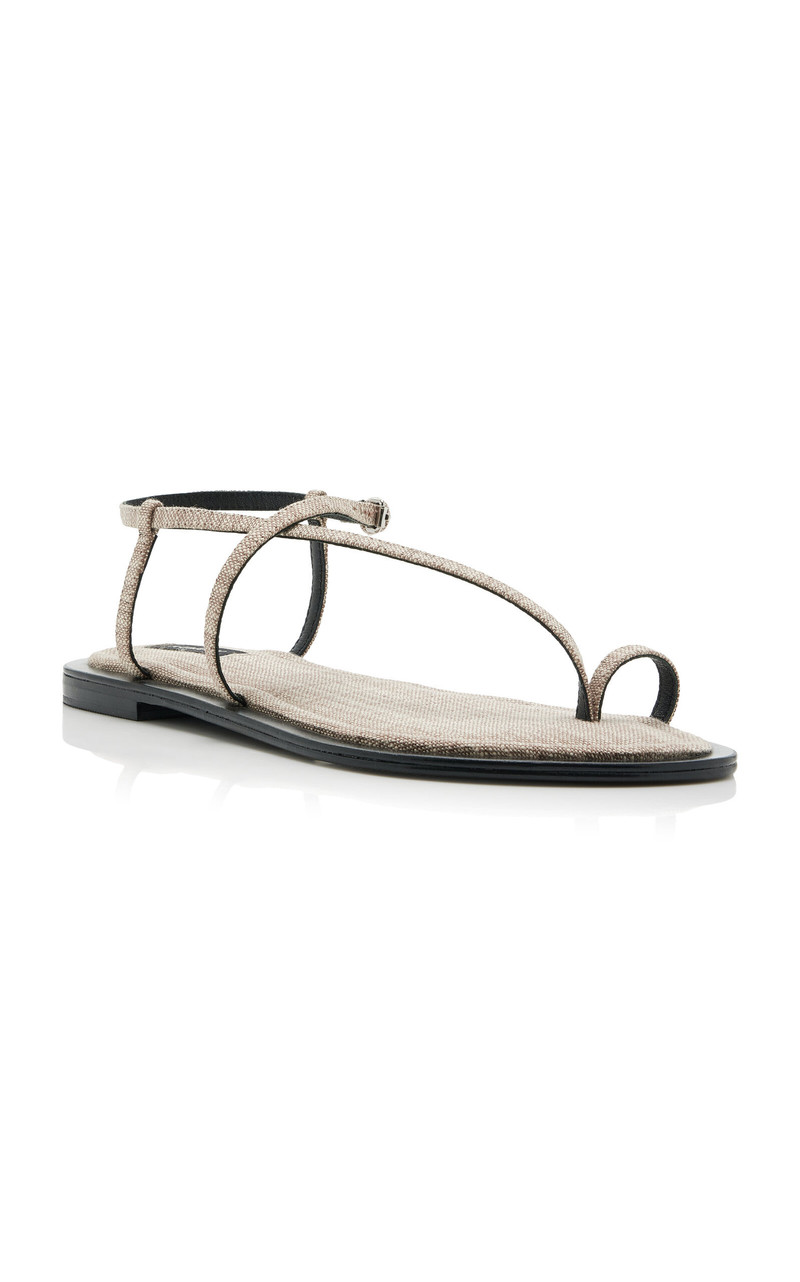 A.EMERY Reef Linen Sandals white outlook