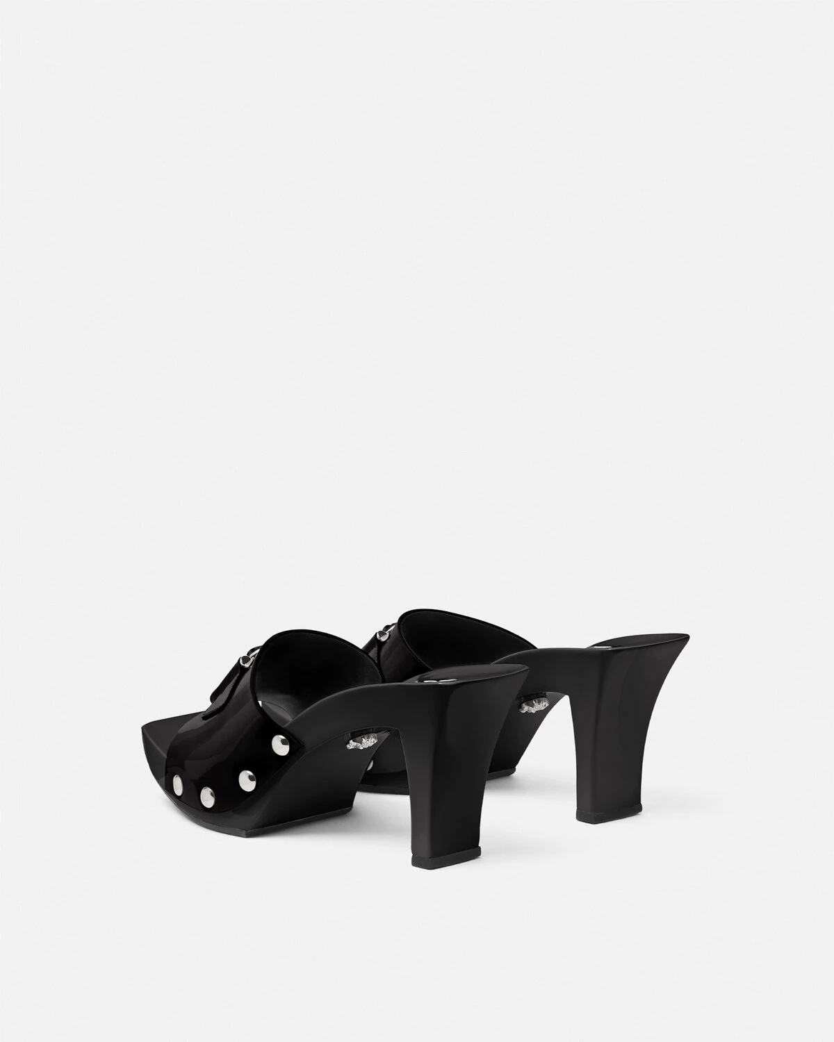 Medusa Buckle Patent Clogs 60 mm - 4