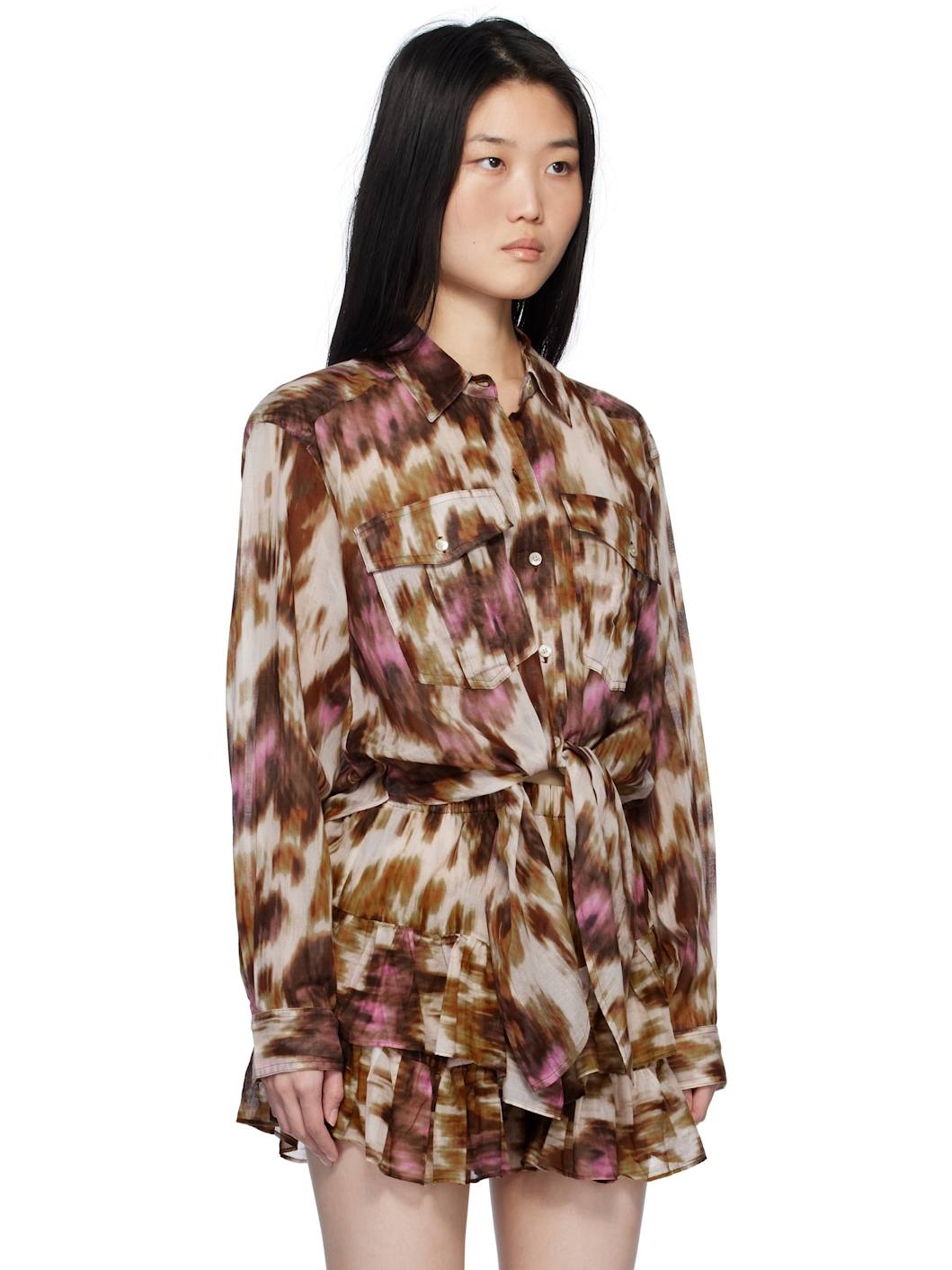 Off-White & Tan Nath Shirt - 2