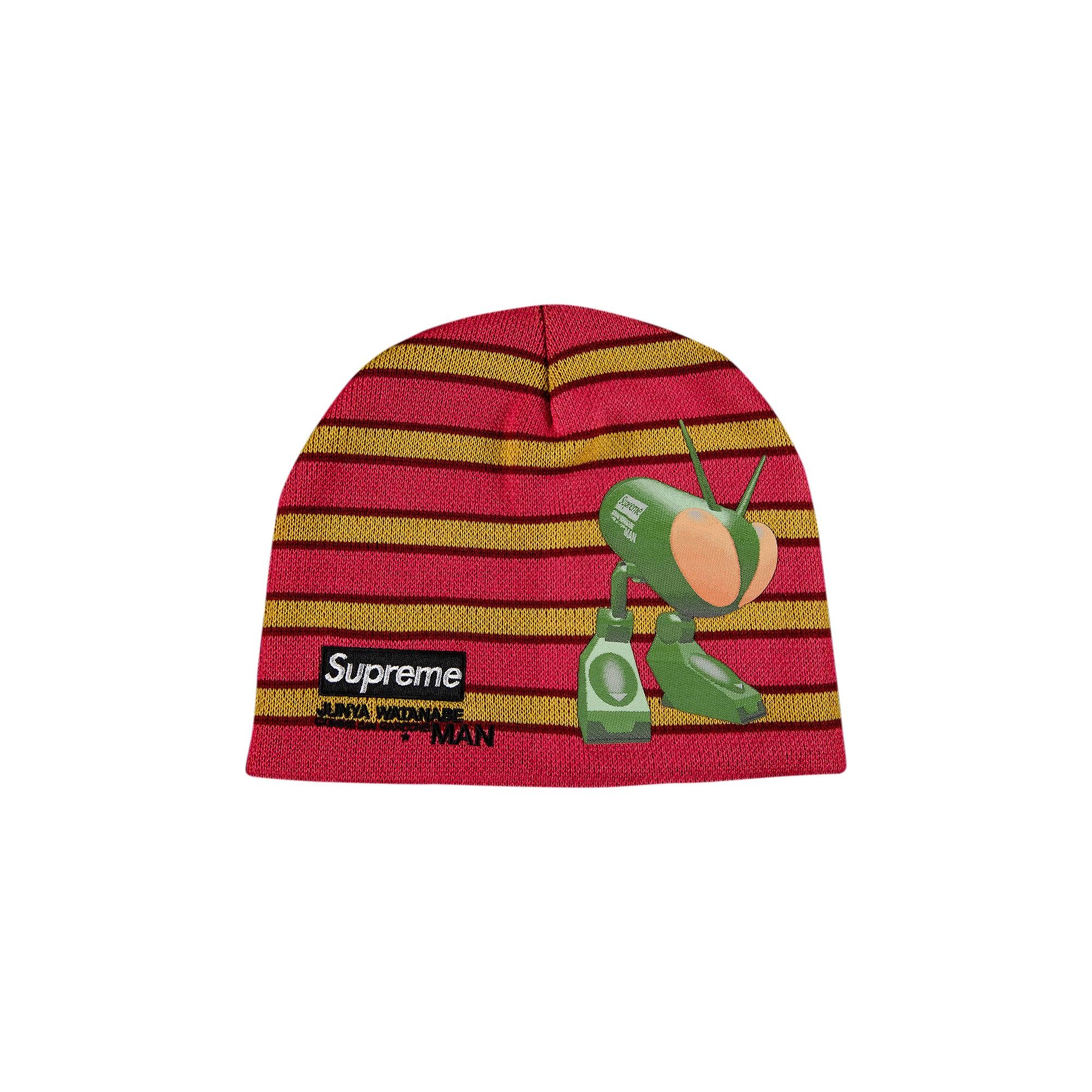 Supreme x Junya Watanabe x Comme des Garçons MAN Beanie 'Red Stripe' - 1