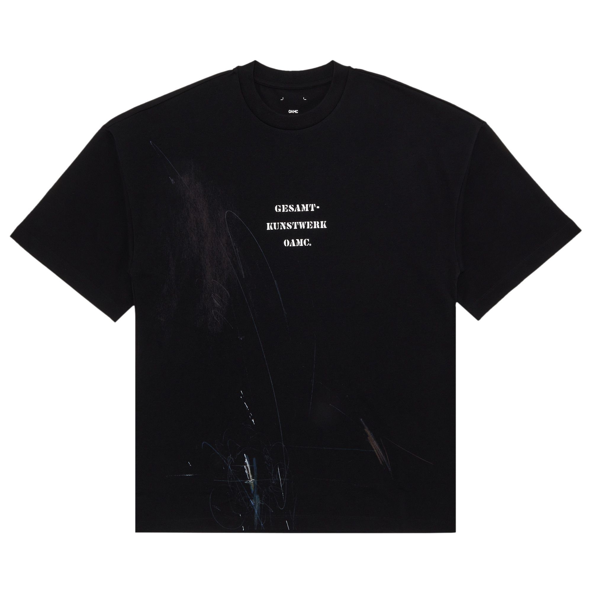 OAMC Scribble T-Shirt 'Black' - 1