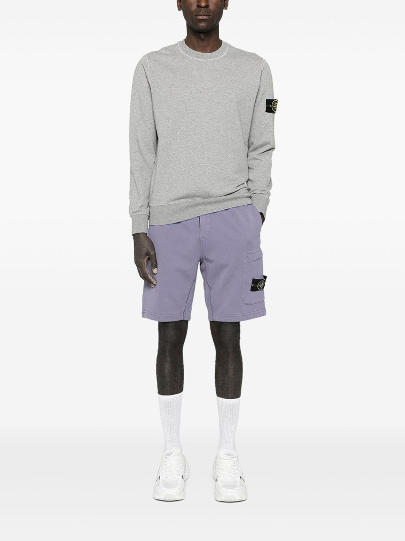 Stone Island Compass-badge track shorts outlook