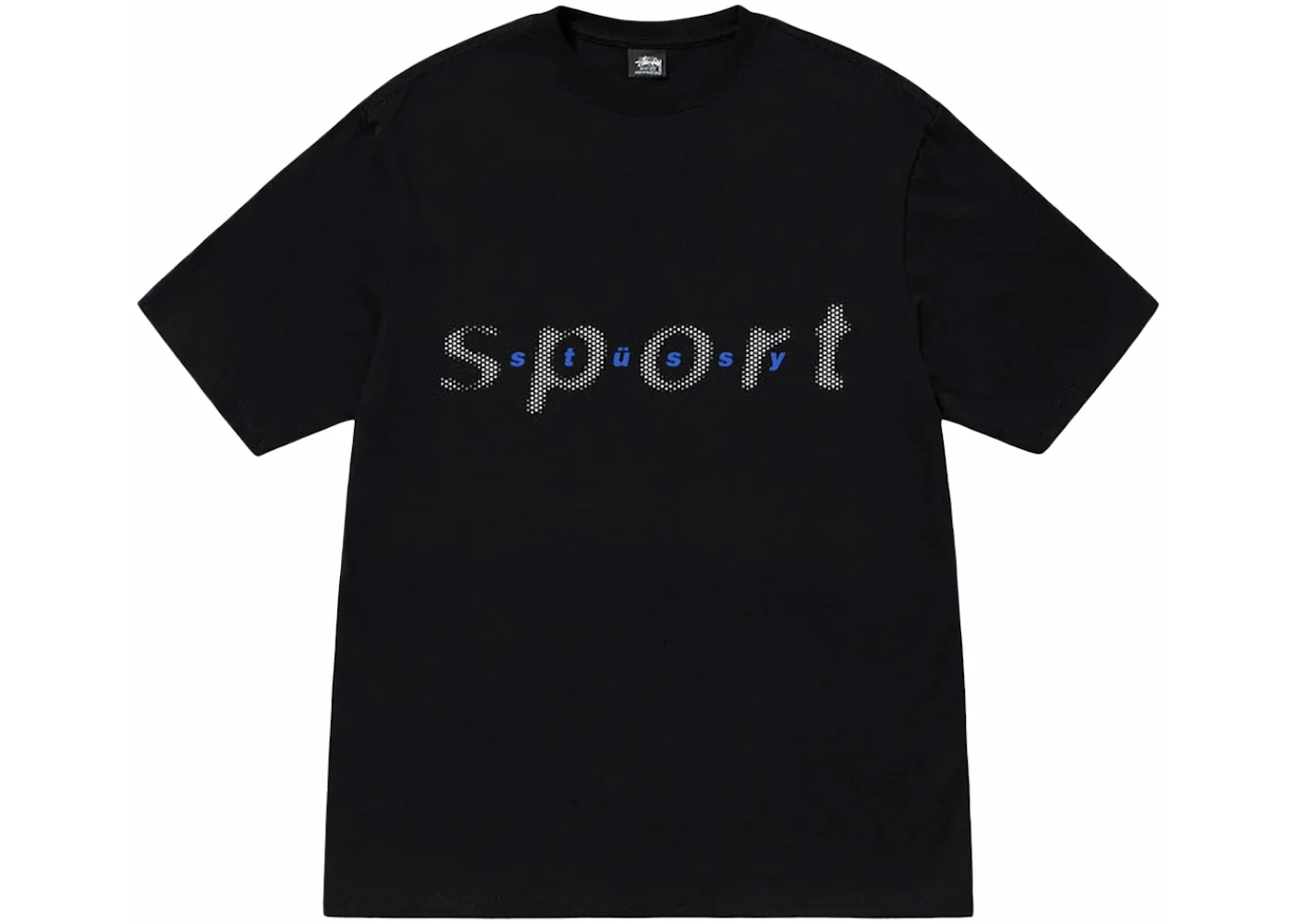 Stussy Dot Sport T-shirt Black - 1