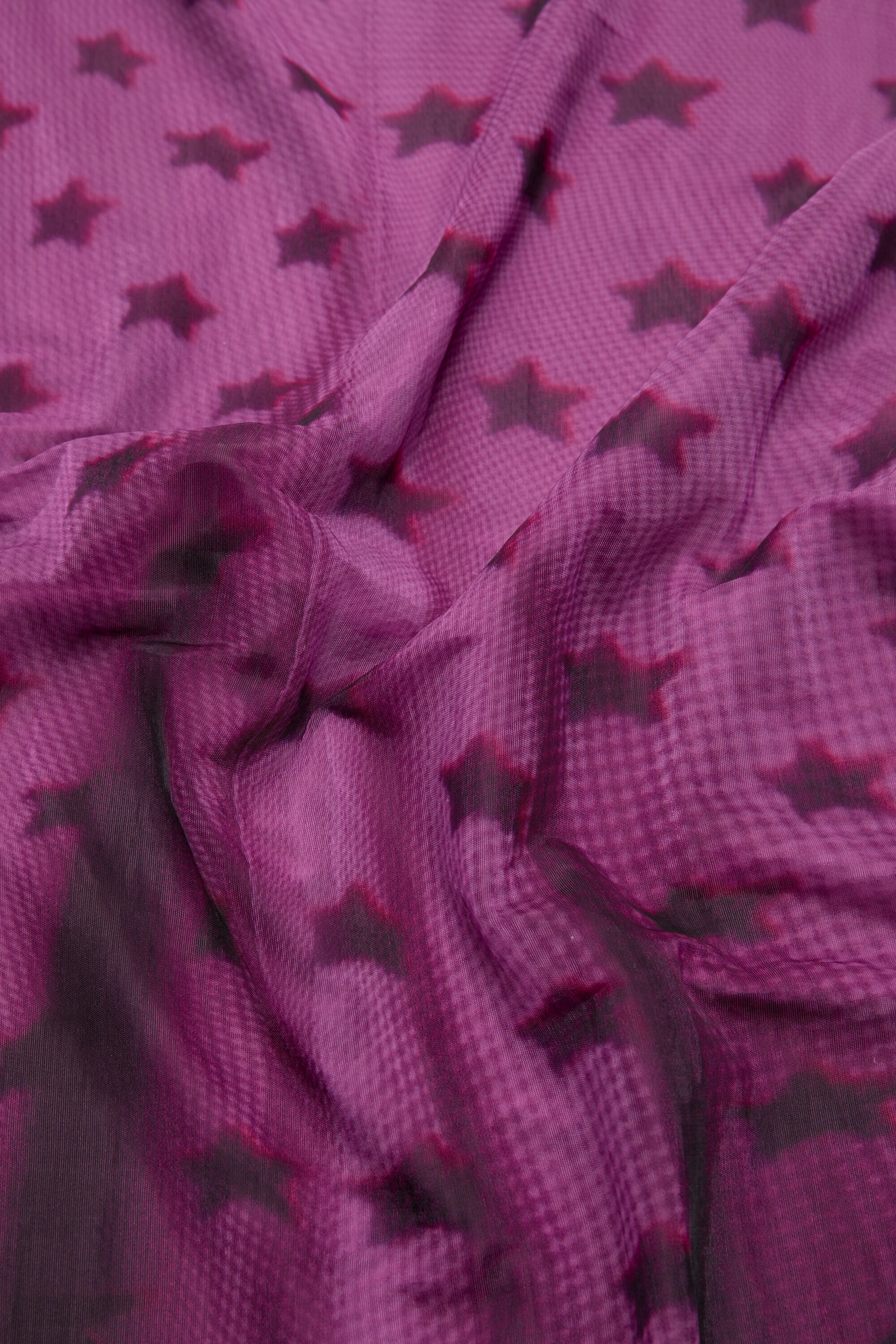 Midi print skirt - Bright purple - 5