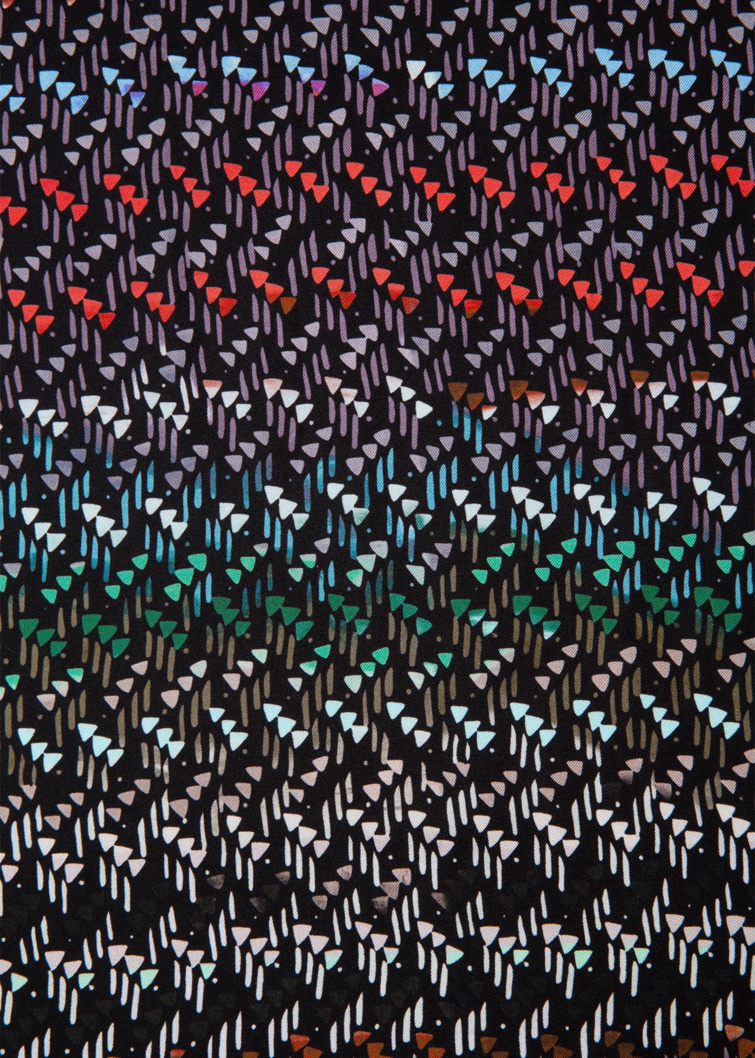 Geometric Print Scarf - 3