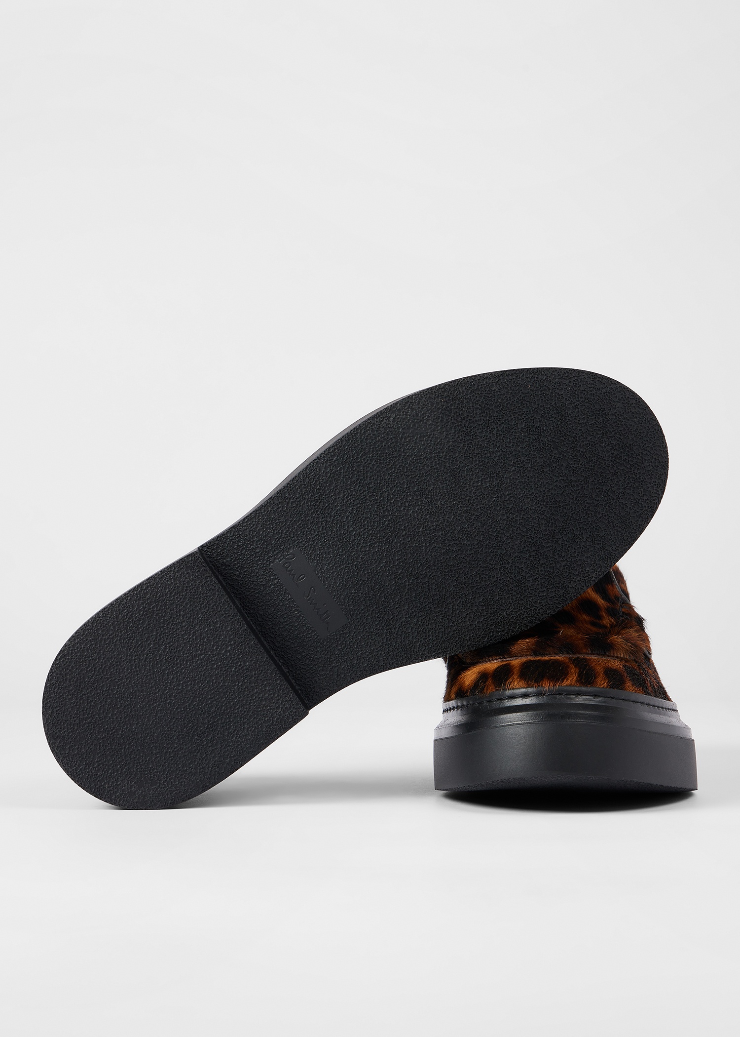 Women's Leather Leopard 'Isona' Platform Loafers - 4