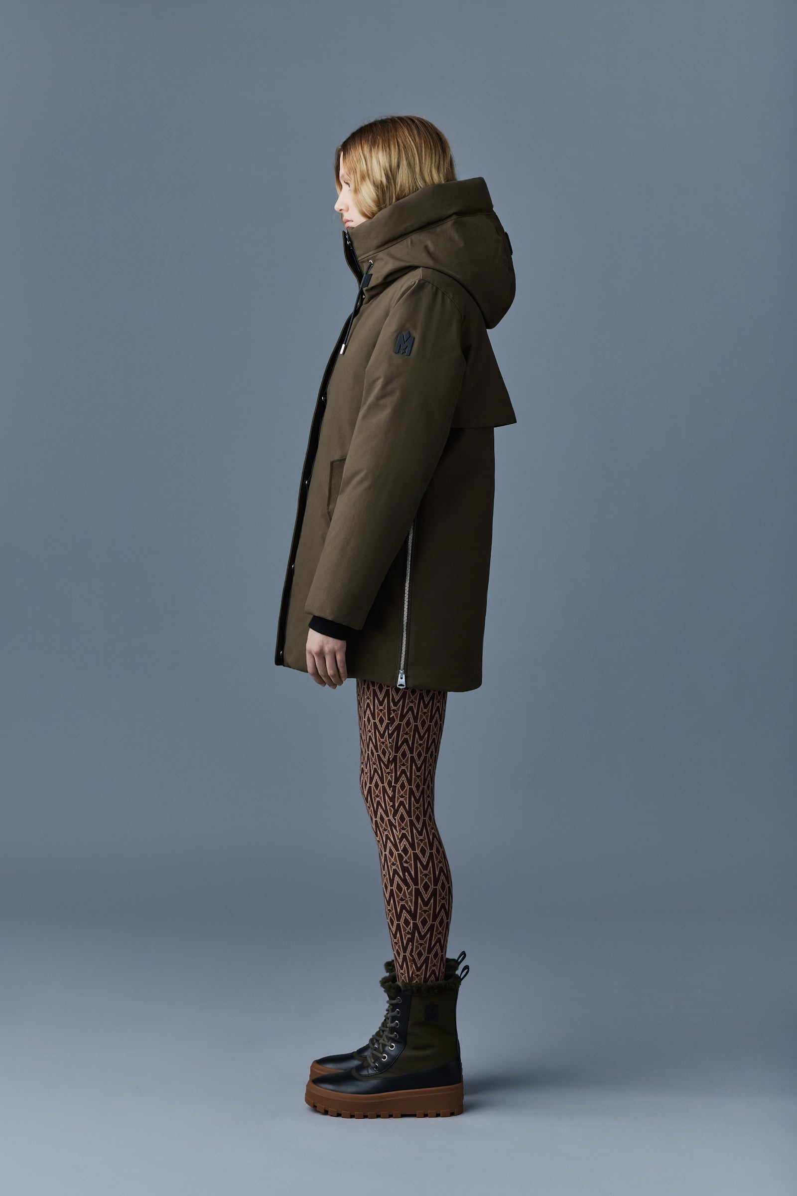 KINSLEE 2-in-1 oversized down parka with bib - 3