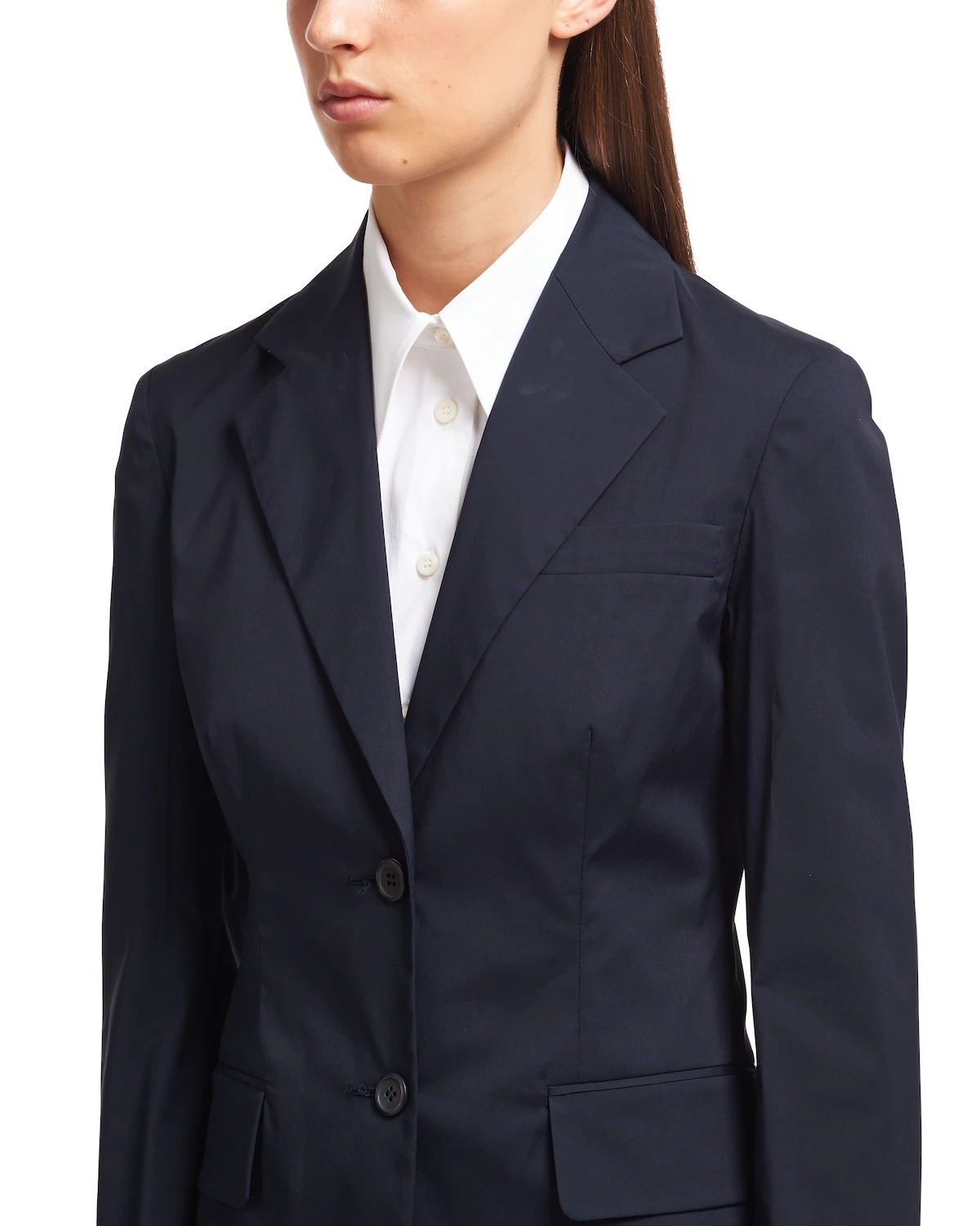 Stretch cotton poplin jacket - 5