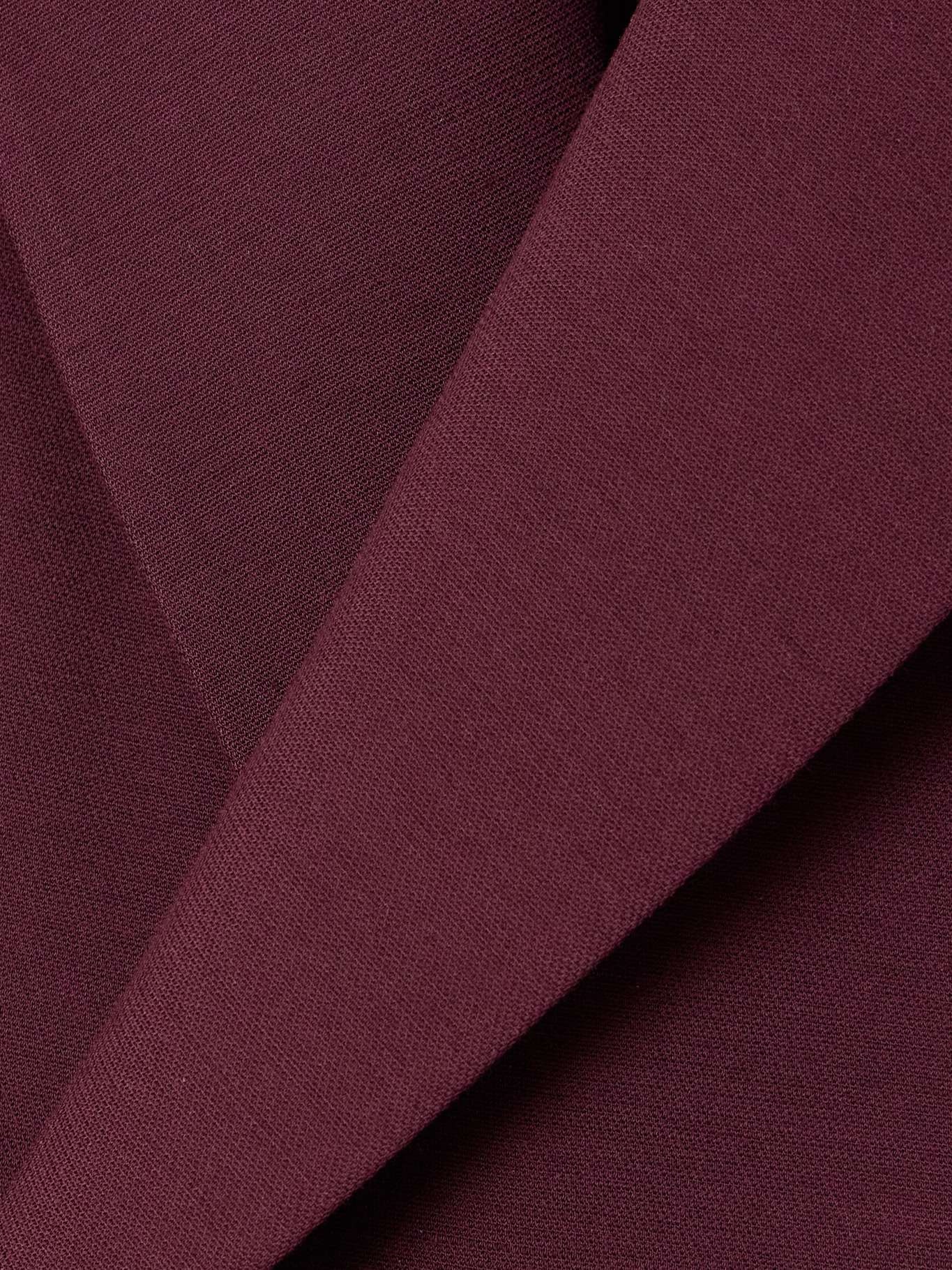 Double-breasted crepe blazer Red - 5